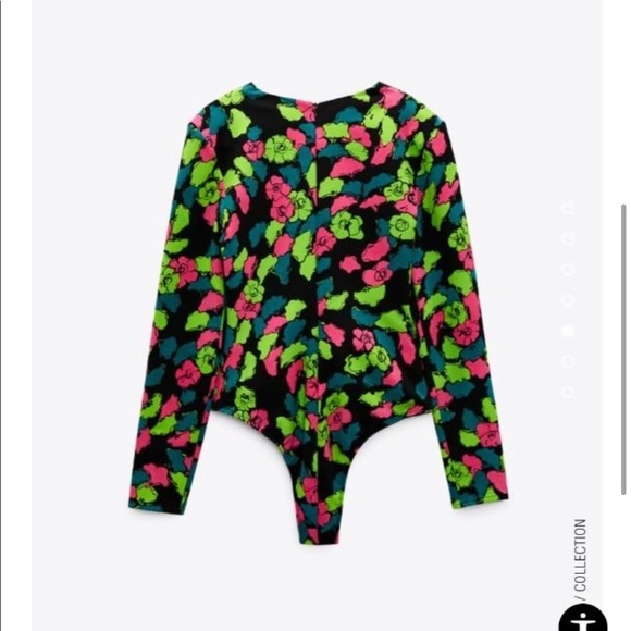 NWT Floral Bodysuit - Picture 3 of 4